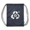 Eco Bag Gym Bag Navy Printed White